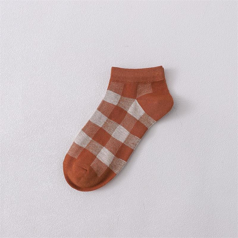 2020 Spring Socks Plaid Socks Casual Socks Wholesale Socks Female College Wind Classic Big Plaid Socks